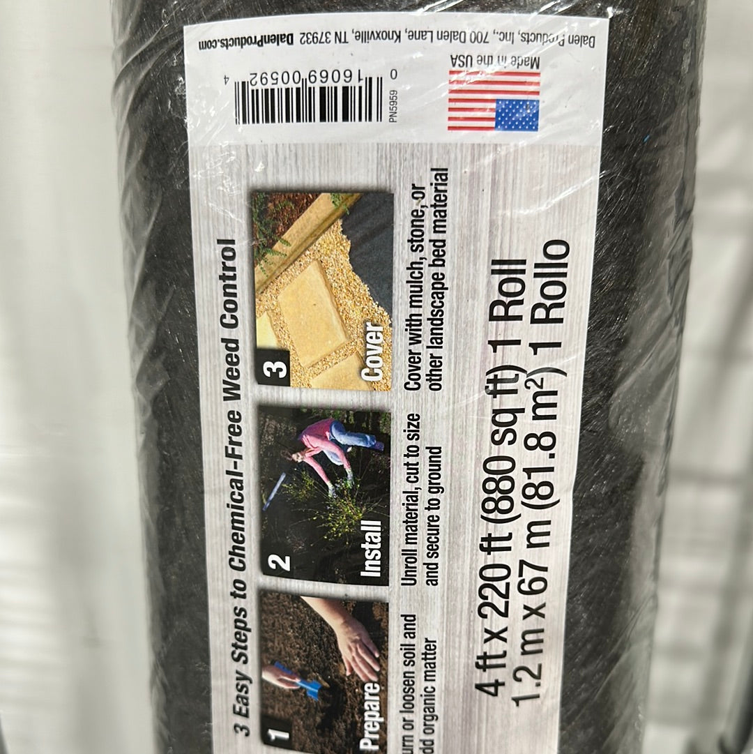 Dalen Pro-Shield Landscaping Fabric 4 ft x 220 ft - 1 Roll