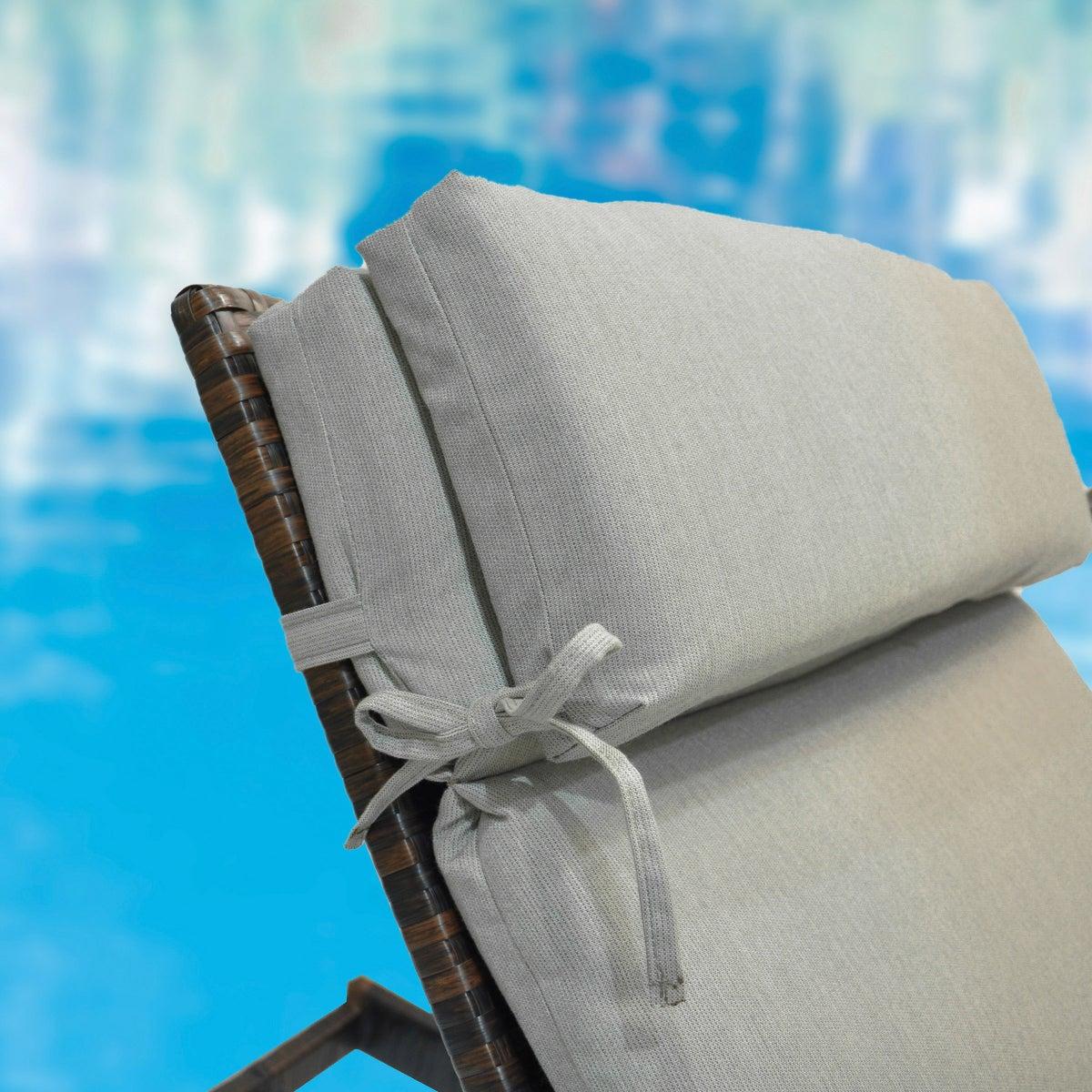 Peak Season Outdoor Chaise Cushion, 2-pack