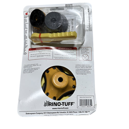 Rino Tuff Push n’ Load Universal 3-Blade Head for Gas and Electric Landscaping Trimmers126967