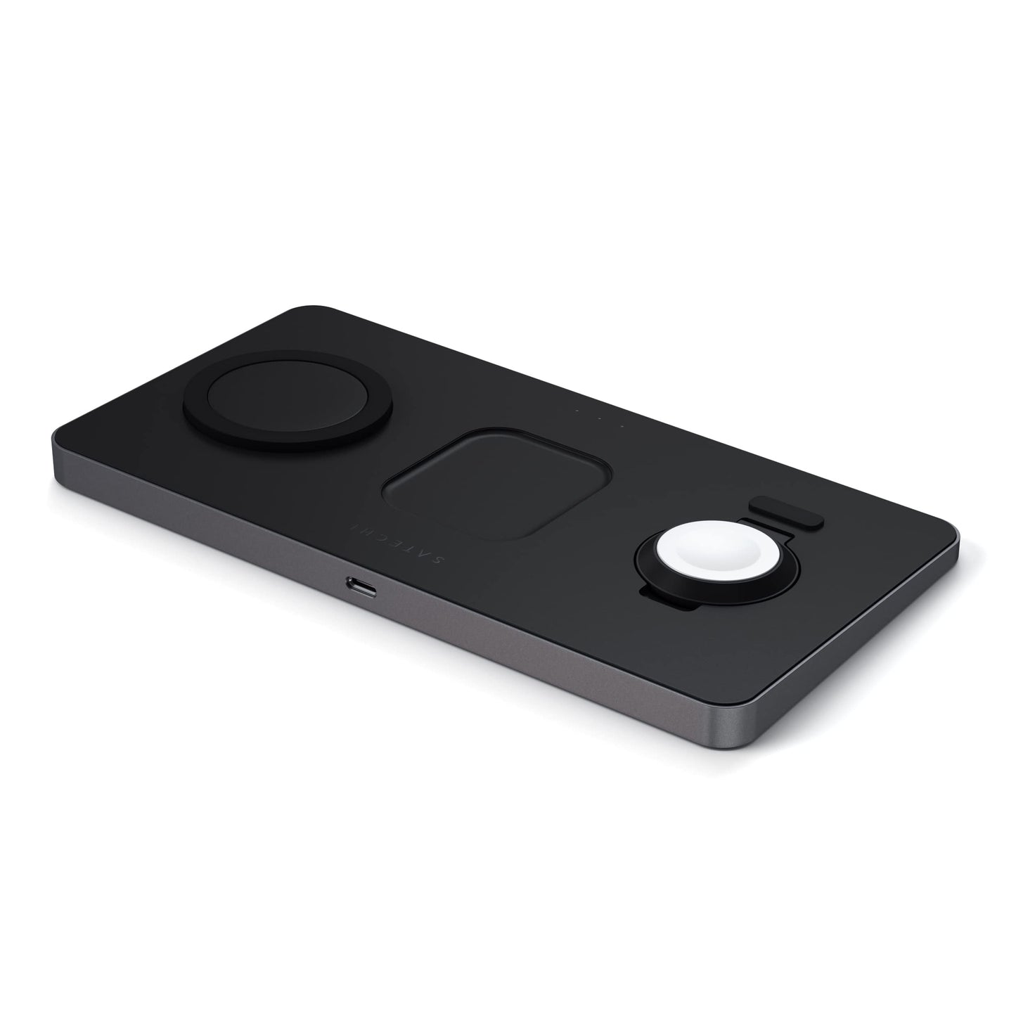 Satechi Trio Wireless Charger With Magnetic Pad - Black St-x3twcpm