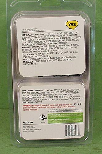 Powercare Y52 14 in. Chainsaw Chain (2-Pack)
