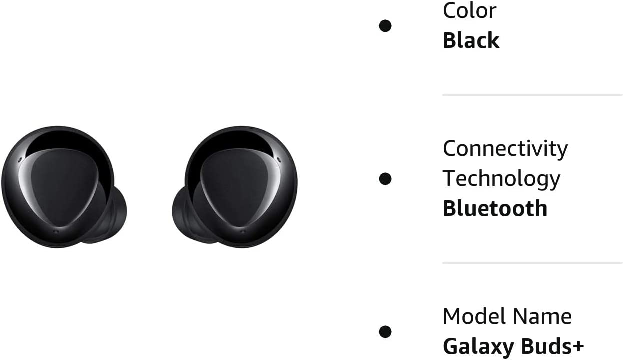 Samsung Galaxy Buds + True Wireless Earbud Headphones - Black