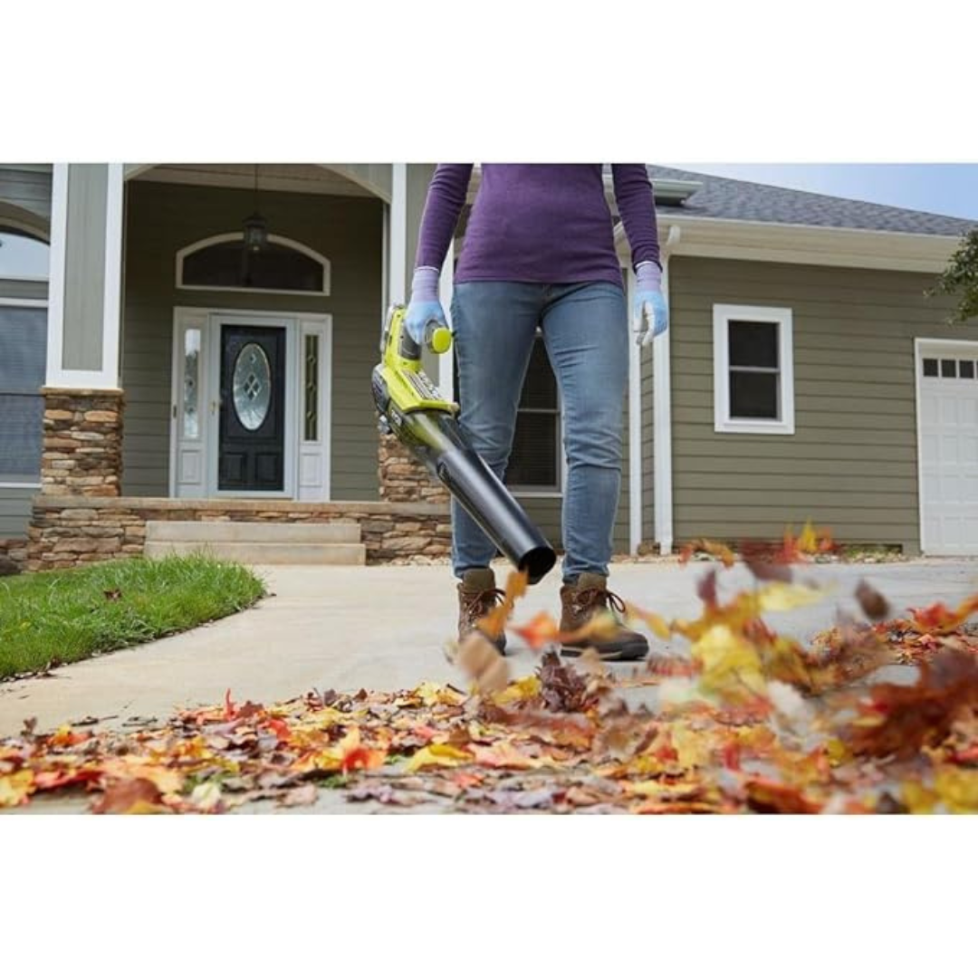 RYOBI ONE+ 18V 100 MPH 280 CFM Cordless Battery Variable-Speed Jet Fan Leaf Blower (Tool Only)