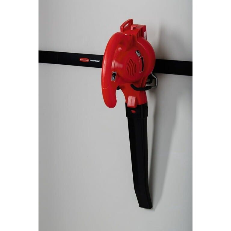 Rubbermaid Garage FastTrack Power Tool Holder Satin Nickel Wall Mounted Storage System Holds up to 50 pounds for Home/Garage/Tool Organization