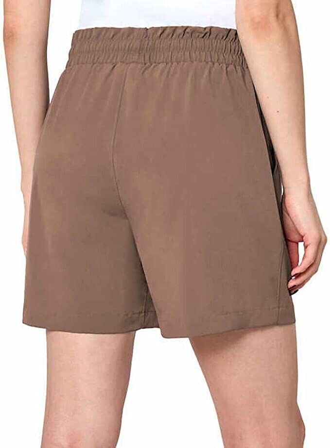 Mondetta Ladies' Moisture Wicking Woven Pull-On Shorts