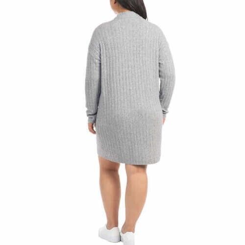 Hilary Radley Women's Mock Neck Sweater Long Sleeve Dress