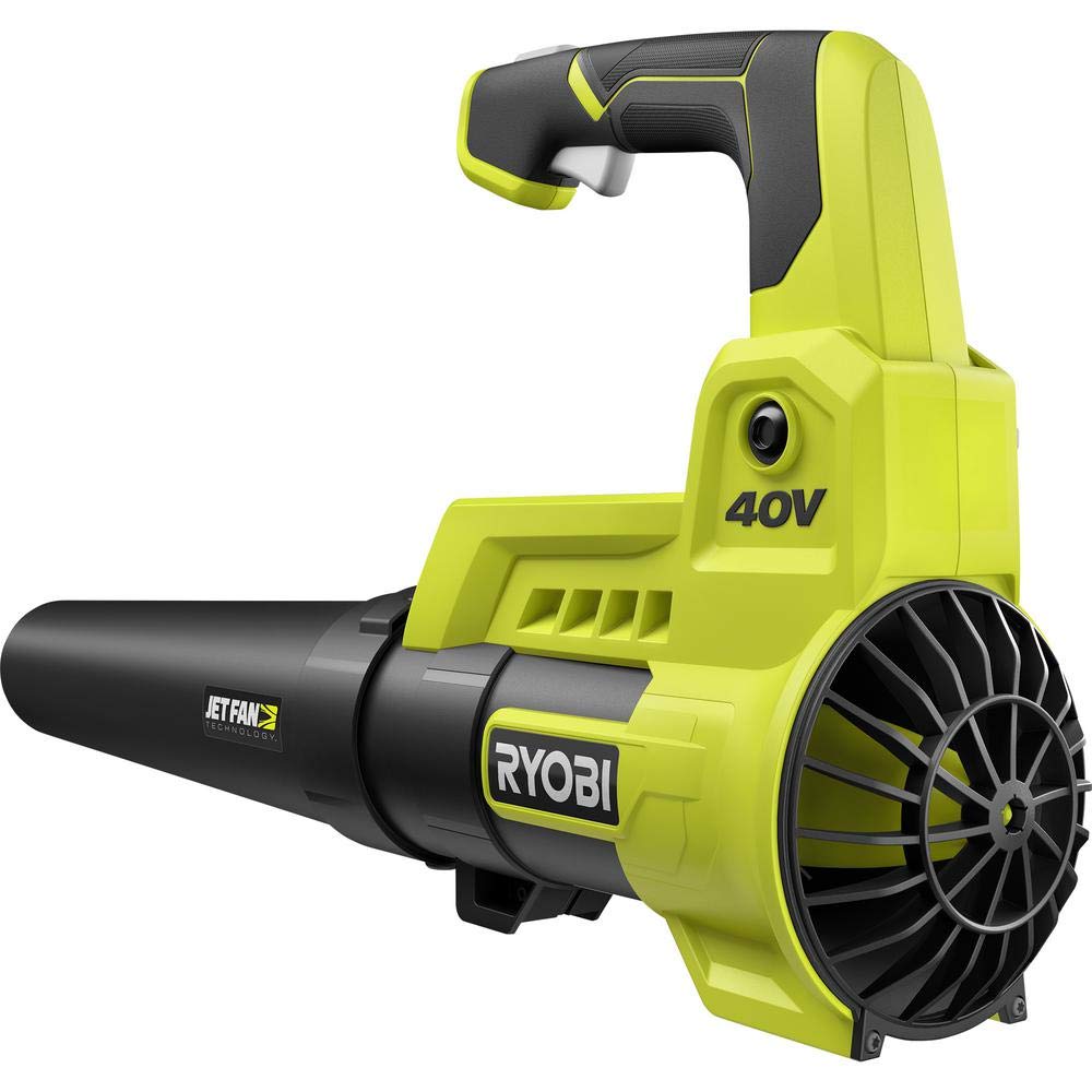 RYOBI 110 MPH 525 CFM 40-Volt Lithium-Ion Cordless Jet Fan Leaf Blower (Battery & Charger Not Included, Bare Tool Only)