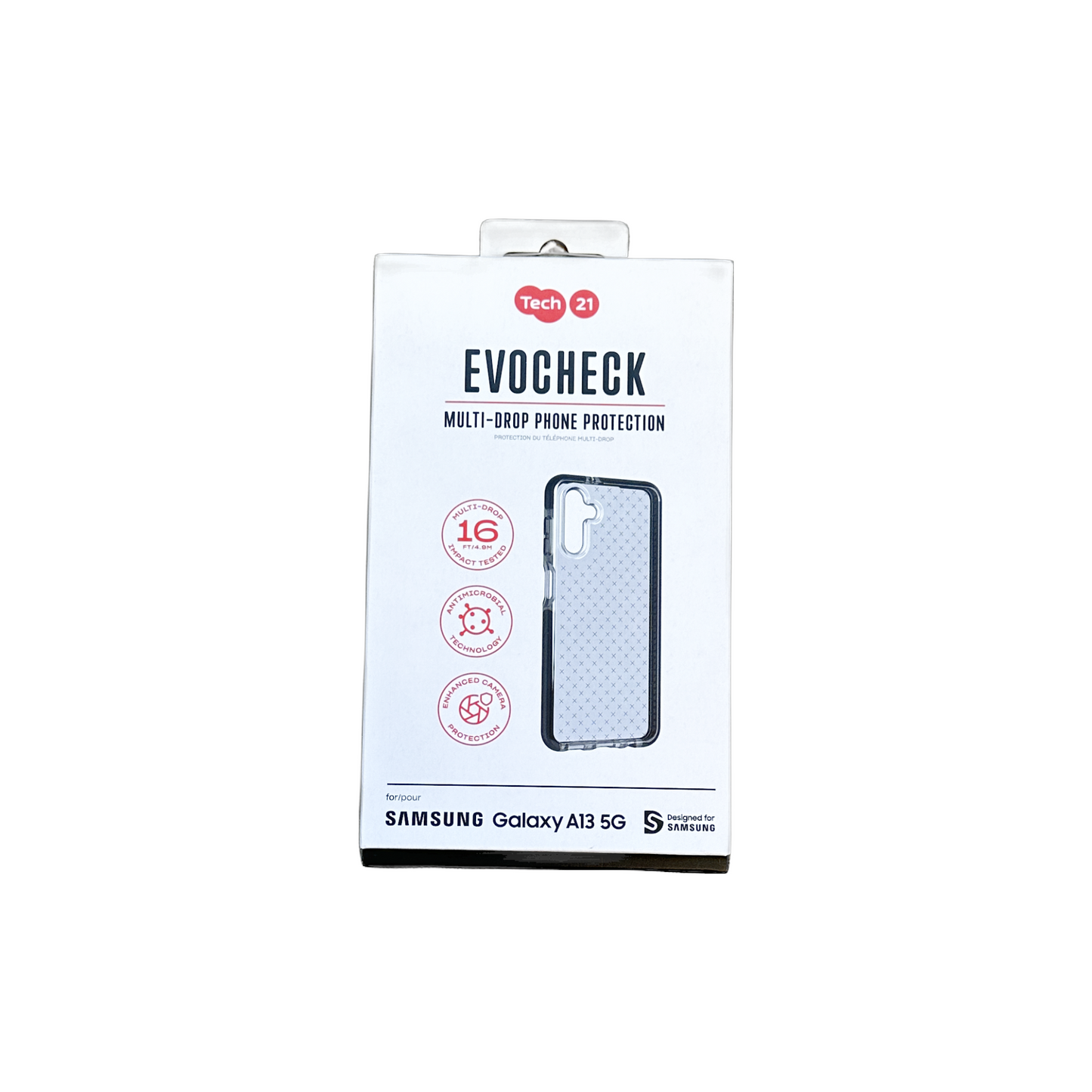 tech21 Evo Check for Samsung Galaxy A13 5G and LTE – Protective Phone Case with 16ft Multi-Drop Protection
