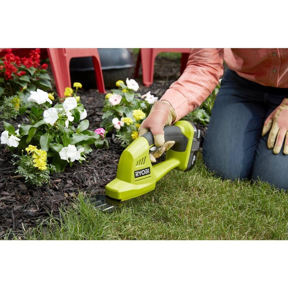 Ryobi P2900B ONE+ 18-Volt Lithium-Ion Cordless Grass Shear and Shrubber