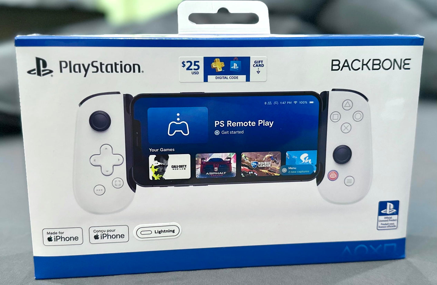 BACKBONE One (Lightning) - PlayStation Edition Mobile Gaming Controller for iPhone