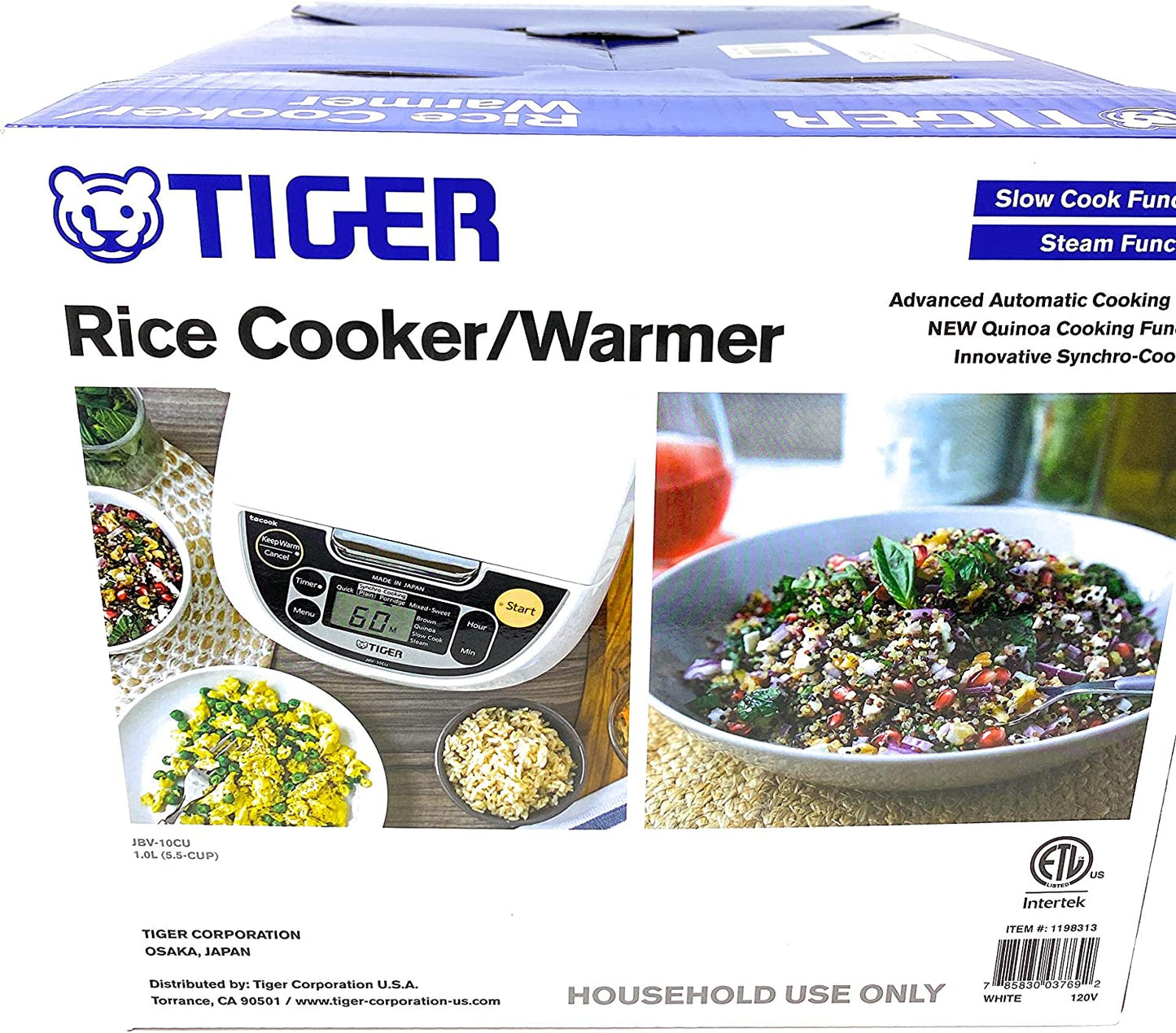 Tiger 5.5-Cup Micom Rice Cooker & Warmer & Steamer