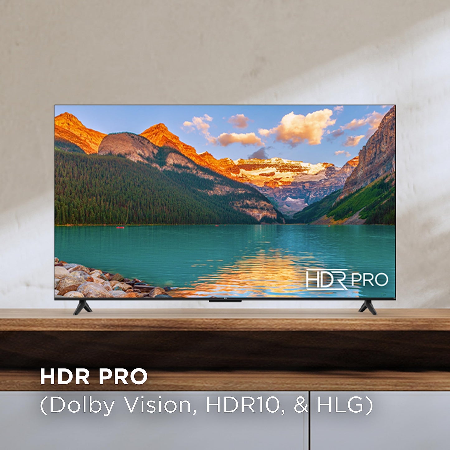 TCL 65-Inch Class S4 4K LED Smart TV with Fire TV (65S450F, 2023 Model), Dolby Vision HDR, Dolby Atmos, Alexa Built-in, Apple Airplay Compatibility, Streaming UHD Television,Black