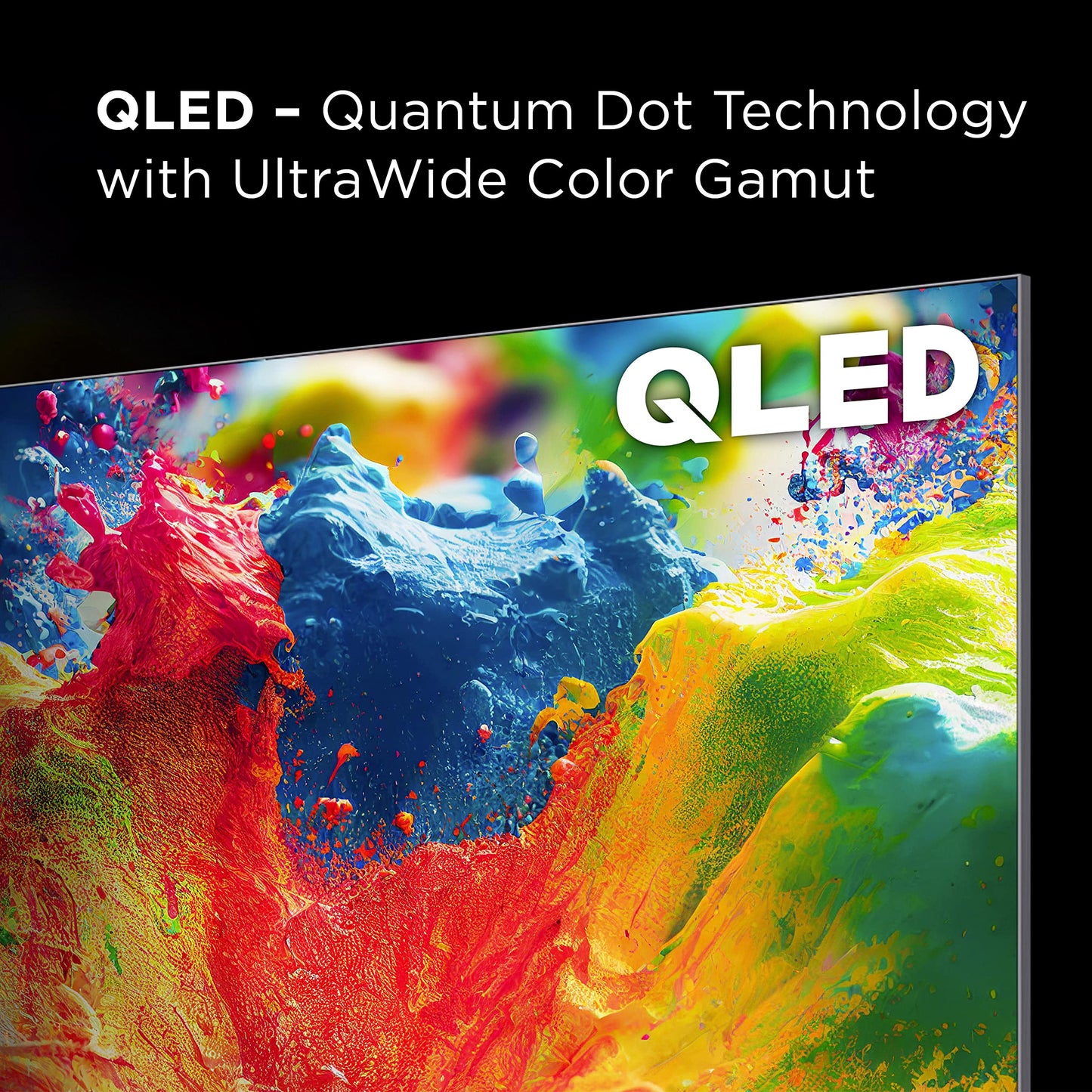 TCL 85-Inch Q6 QLED 4K Smart TV with Google TV (85Q650G, 2023 Model) Streaming UHD, Dolby Vision, Dolby Atmos, HDR Pro+, Game Accelerator Enhanced Gaming, Voice Remote, Compatible with Alexa
