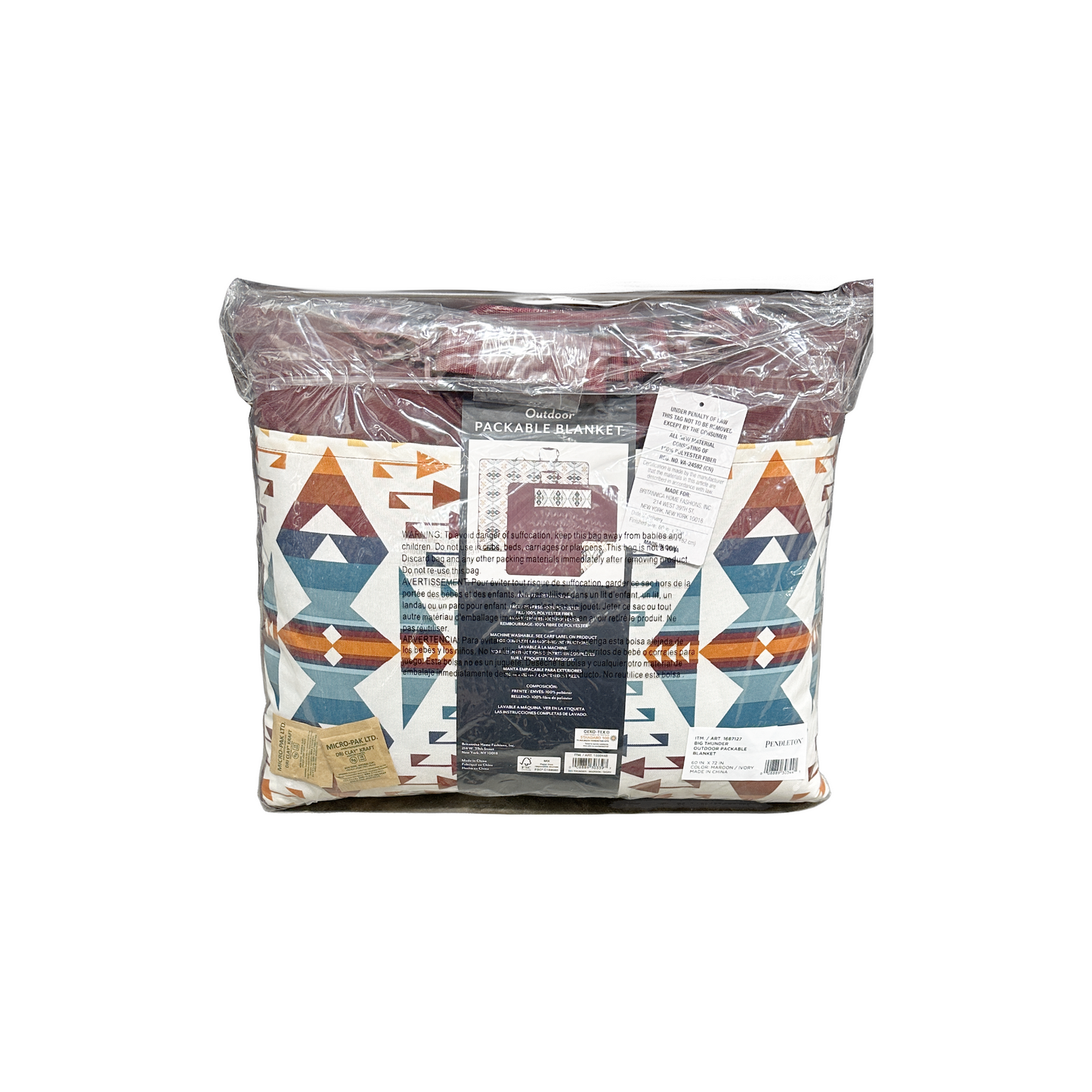 Pendleton Packable Blanket, Big Thunder