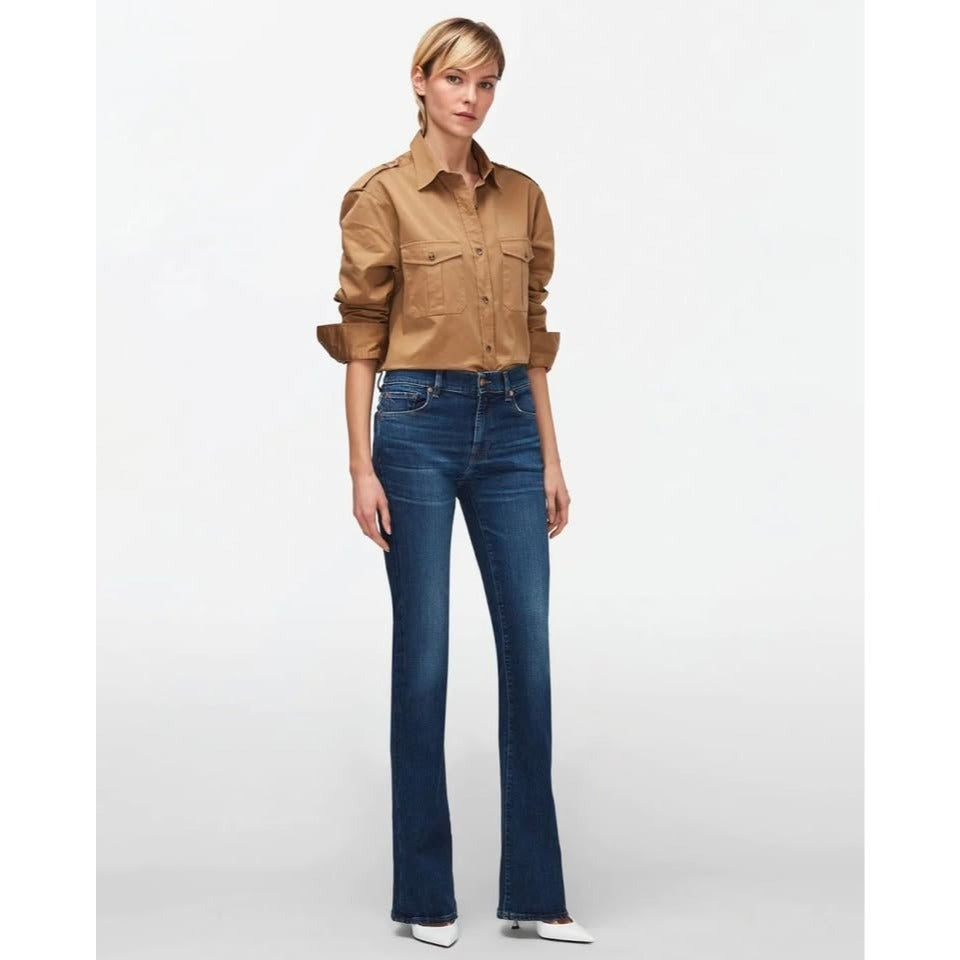7 For All Mankind Women's Classic Bootcut Slim Illusion Jeans Size: 31 Highline