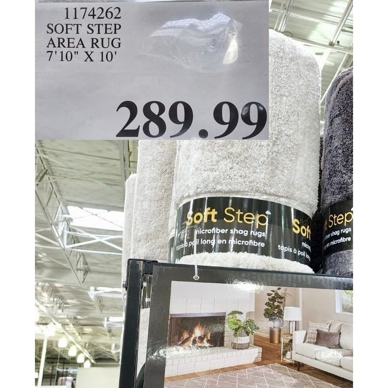 Soft Step Microfiber Shag Rug 7’10” X 10′