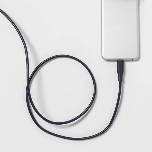 6' USB-C Round Cable - heyday - Dusk Blue