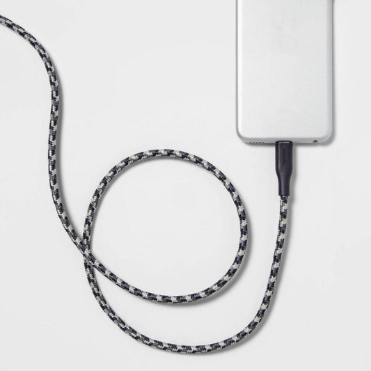 4' Usb-a Round Cable - Heyday™ Dusk Blue