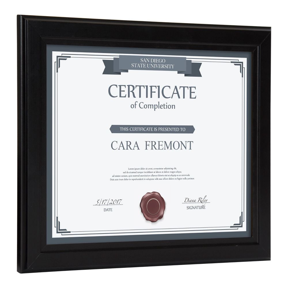 (4) 8.5" x 11" Kieva Document Frame - Kate & Laurel All Things Decor