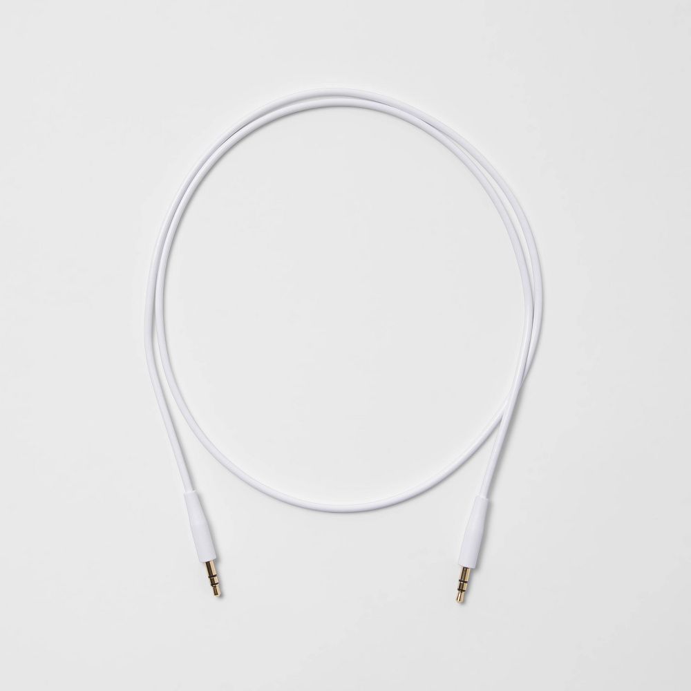 3' Audio Round Cable - heyday™ White