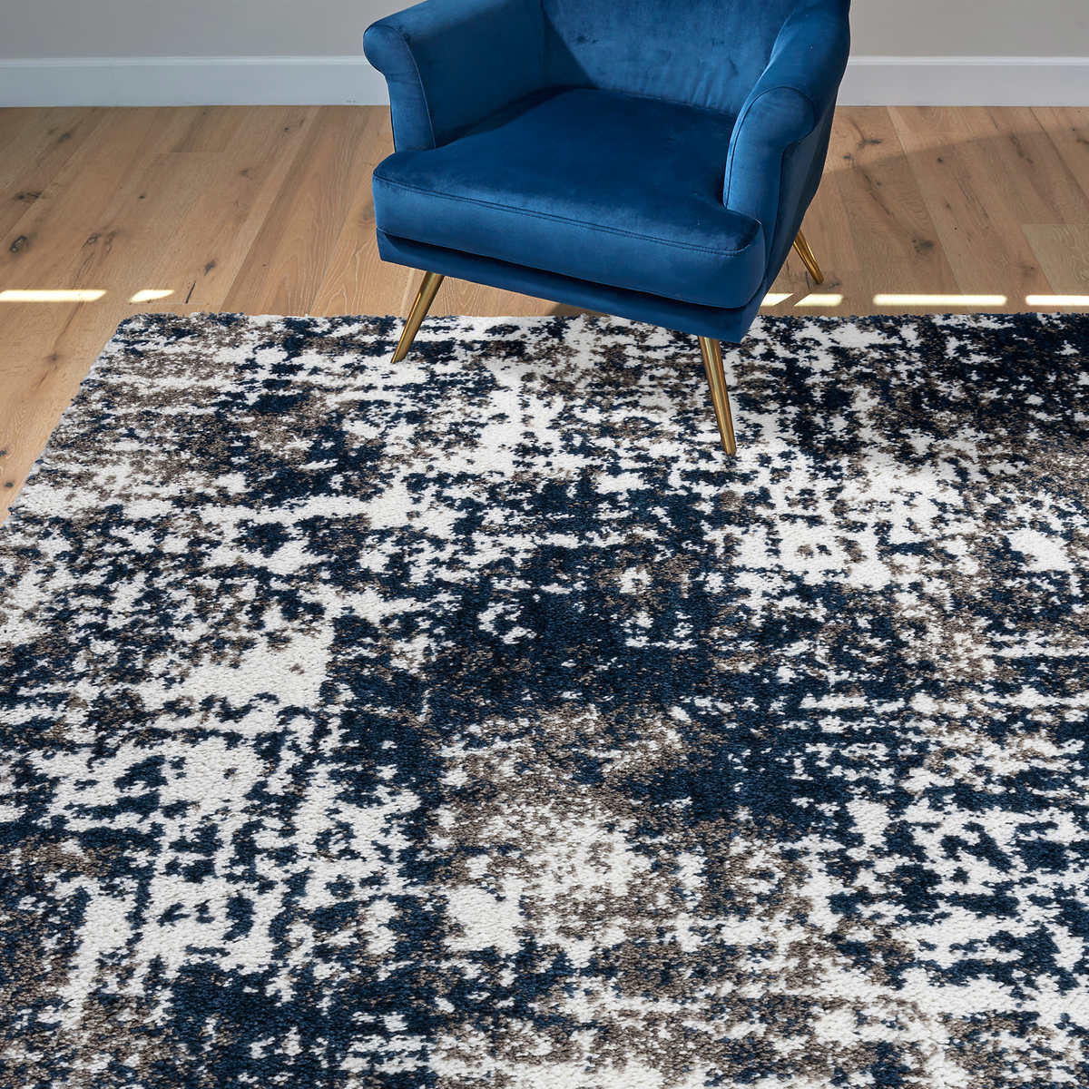 Thomasville Bali Cloud Plush Shag, Sorrento Blue Rug Size: 5 ft. 3 in. x 7 ft.