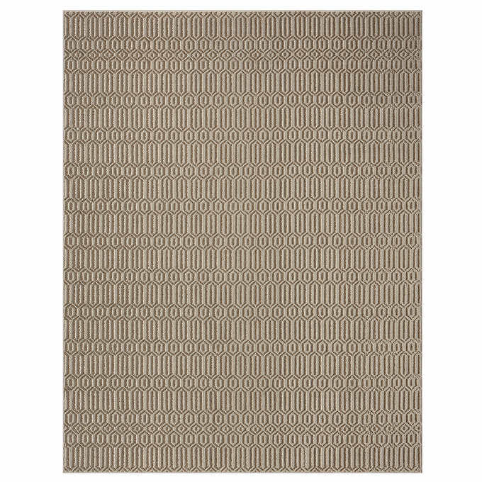 Nautica Greenwich Geometric Natural Indoor/Outdoor Area Rug Rug Size: 7 ft. 10 in. x 10 ft.