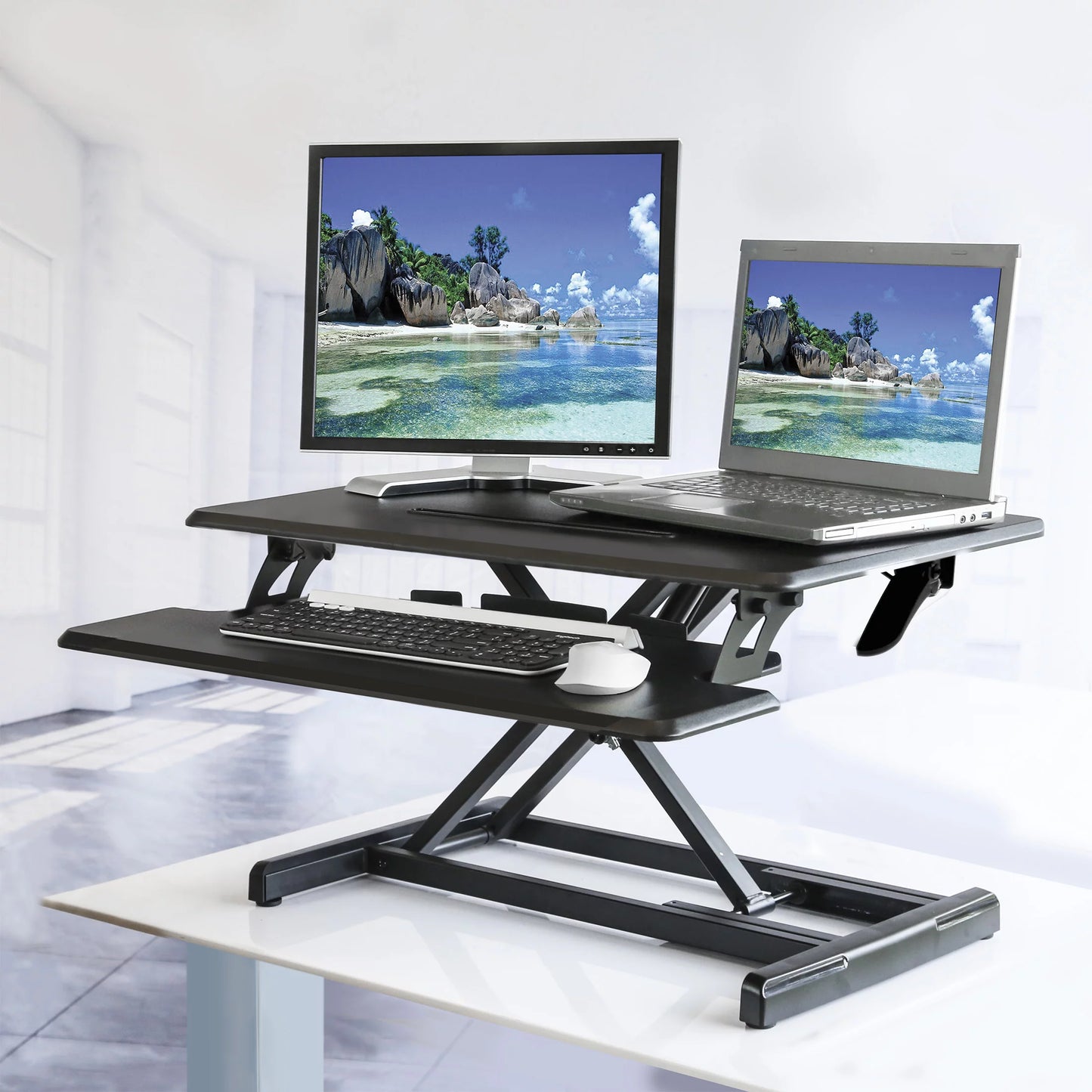 Air Lift PRO Seville Classics Pneumatic Desk Riser