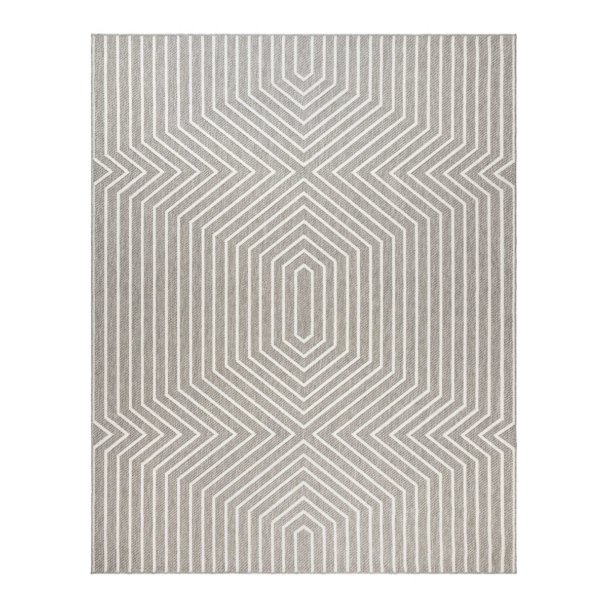 Regent Area Rug Collection, Raye Gray Rug Size: 7 ft. 10 in. x 10 ft.