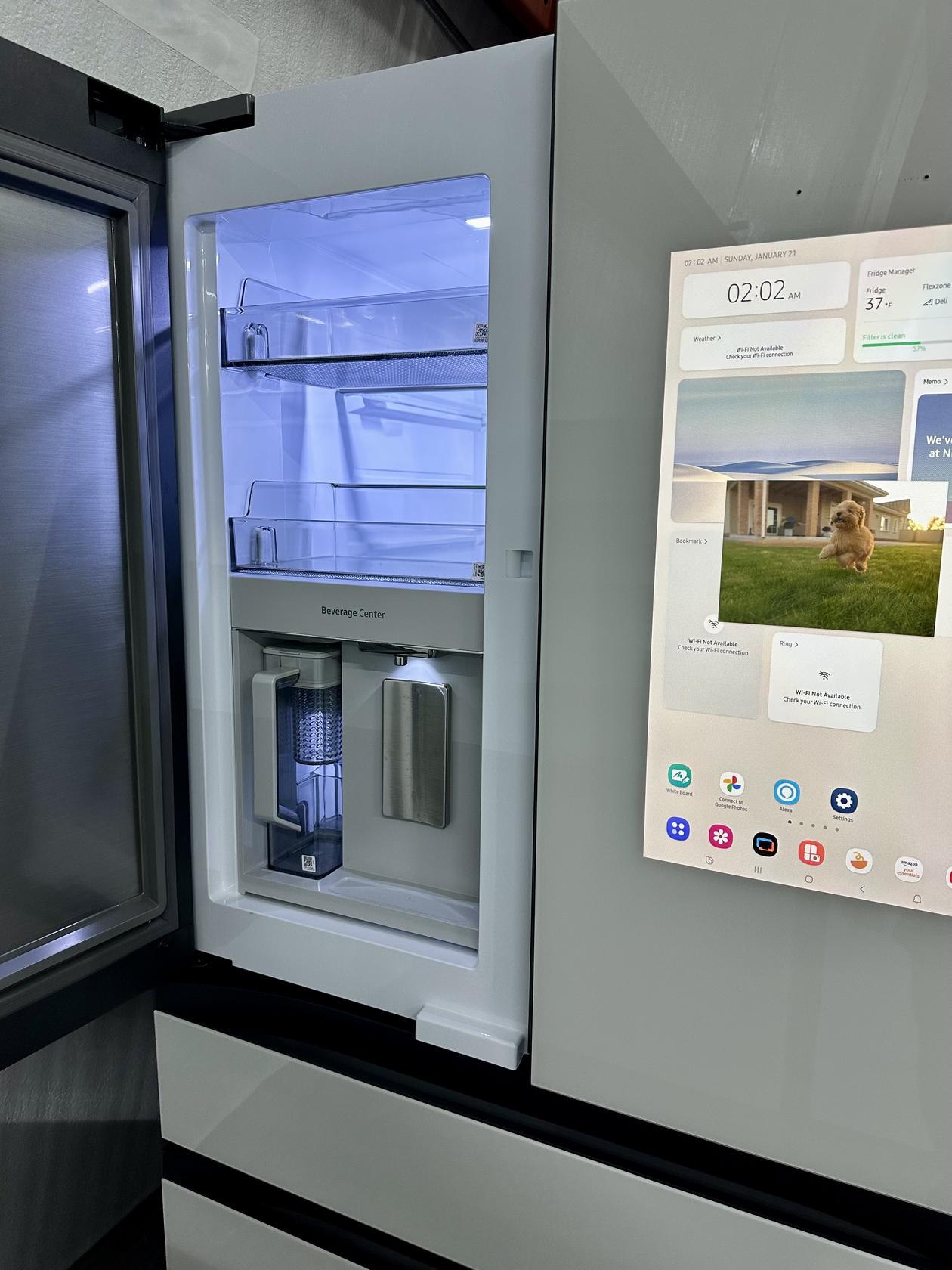 Samsung 29 cu. ft. Bespoke 4-Door French Door Refrigerator with Family Hub