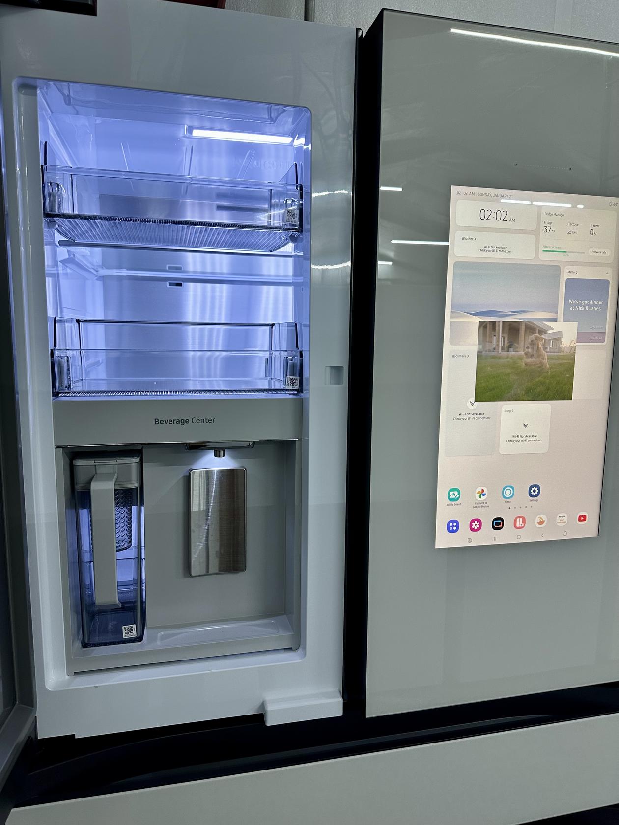 Samsung 29 cu. ft. Bespoke 4-Door French Door Refrigerator with Family Hub