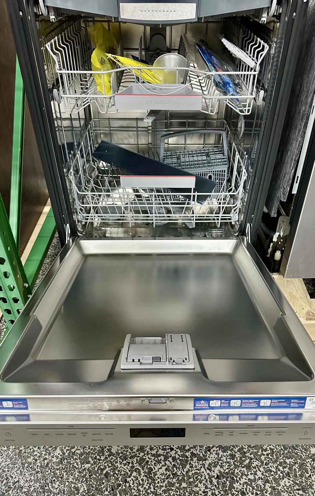Bosch 800 Series Top Control Towel Bar Handle Dishwasher