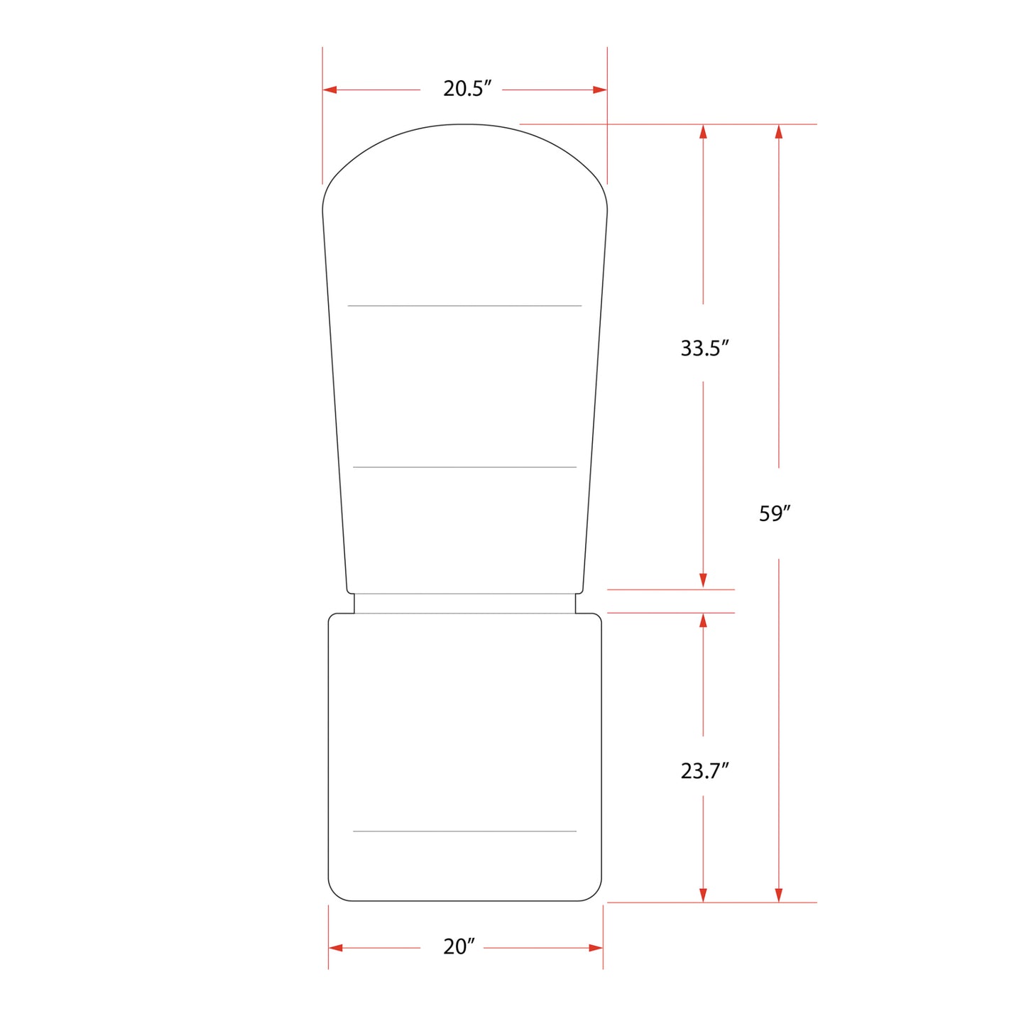 Adirondack Cushion for Leisure Line Chairs, 2-pack