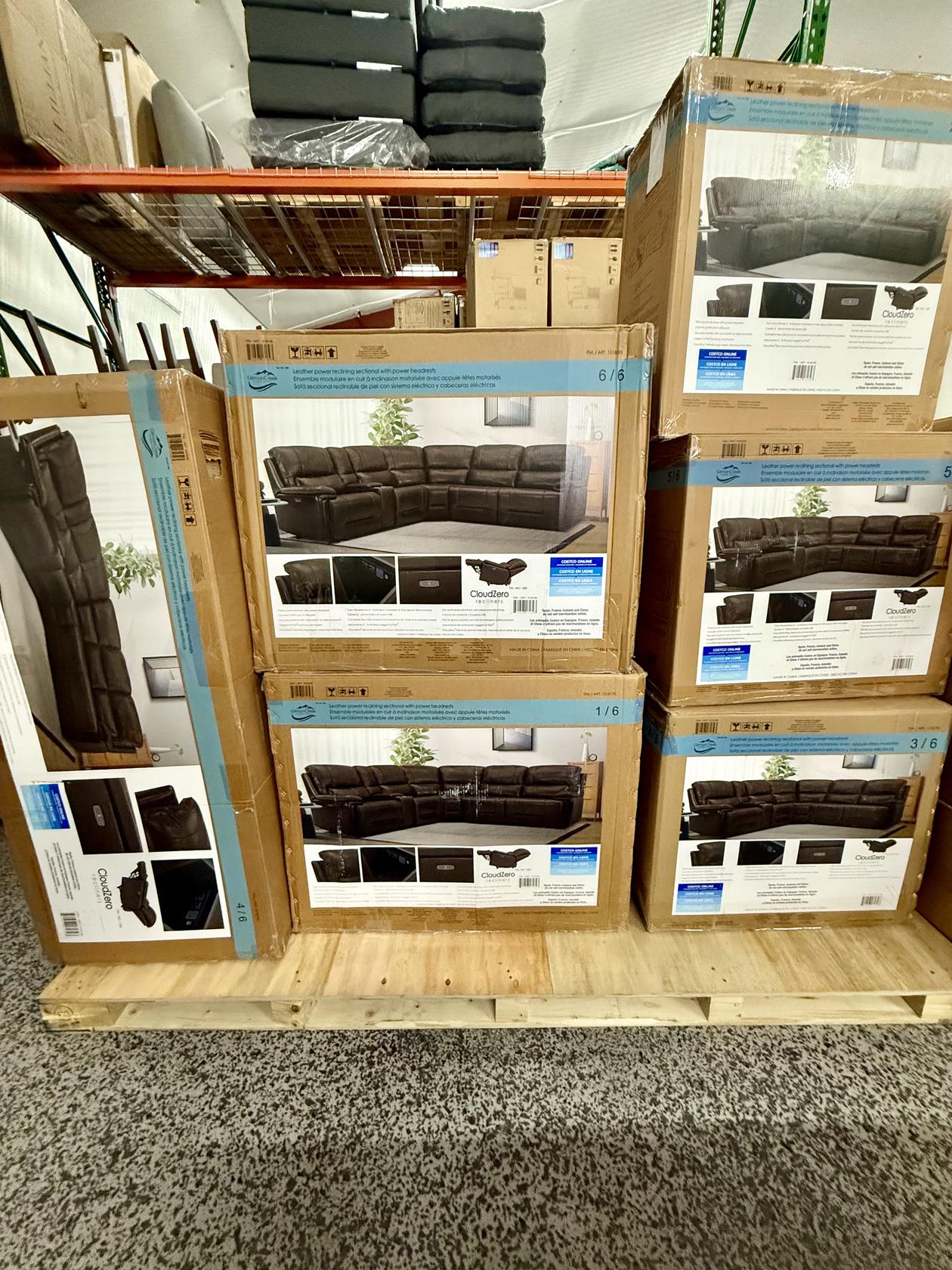 Malachi Leather Power Reclining Sectional