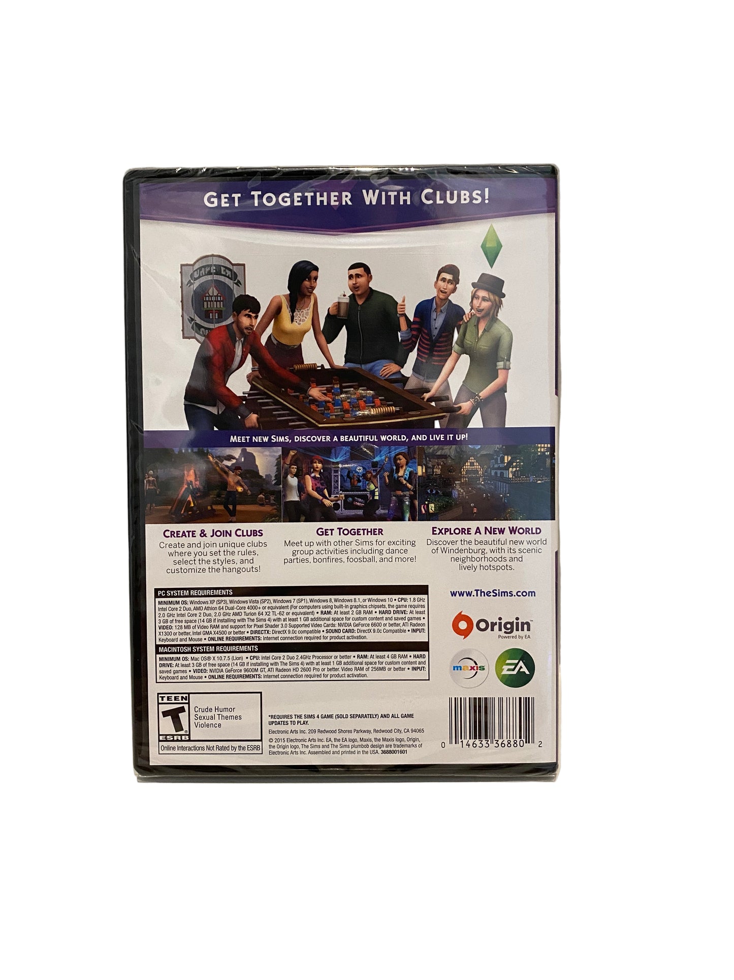 The Sims 4: Get Together Expansion Pack Windows or MAC PC game