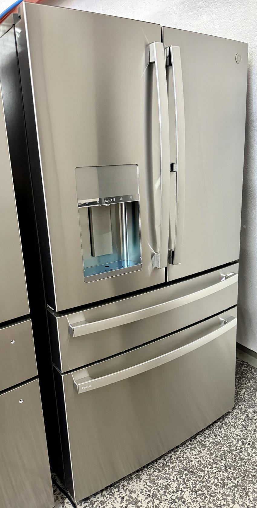 GE Profile 27.9 cu. ft. Smart Fingerprint Resistant 4-Door French Door Refrigerator
