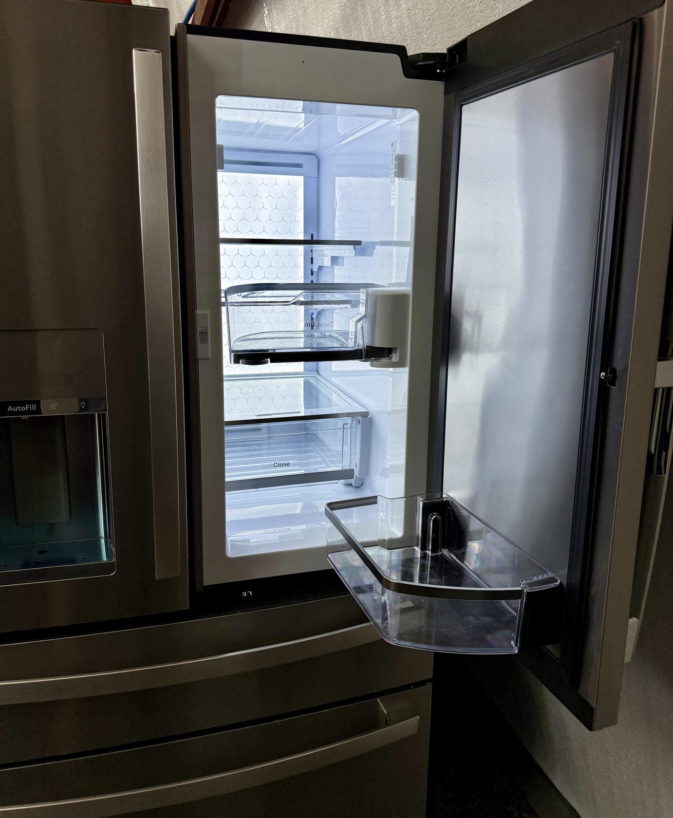 GE Profile 27.9 cu. ft. Smart Fingerprint Resistant 4-Door French Door Refrigerator