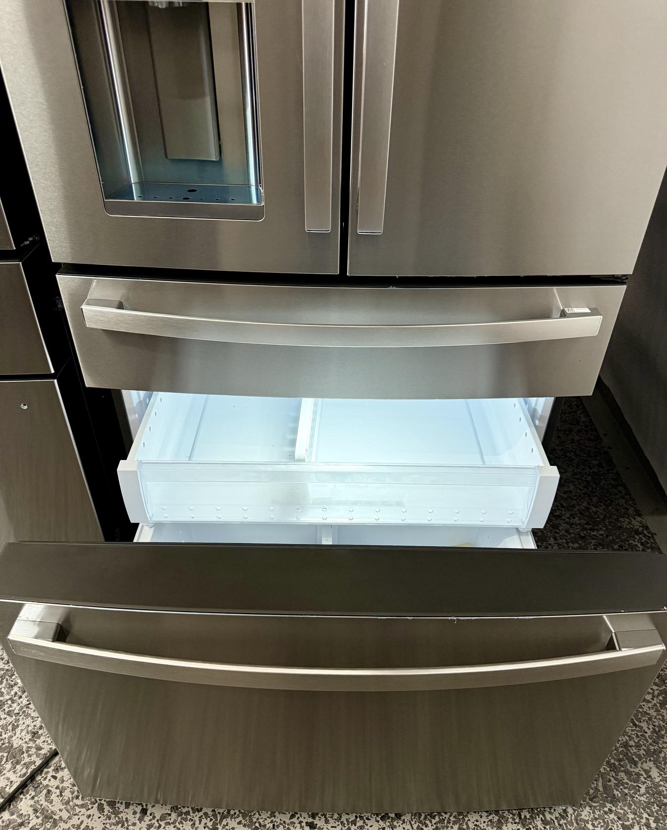 GE Profile 27.9 cu. ft. Smart Fingerprint Resistant 4-Door French Door Refrigerator
