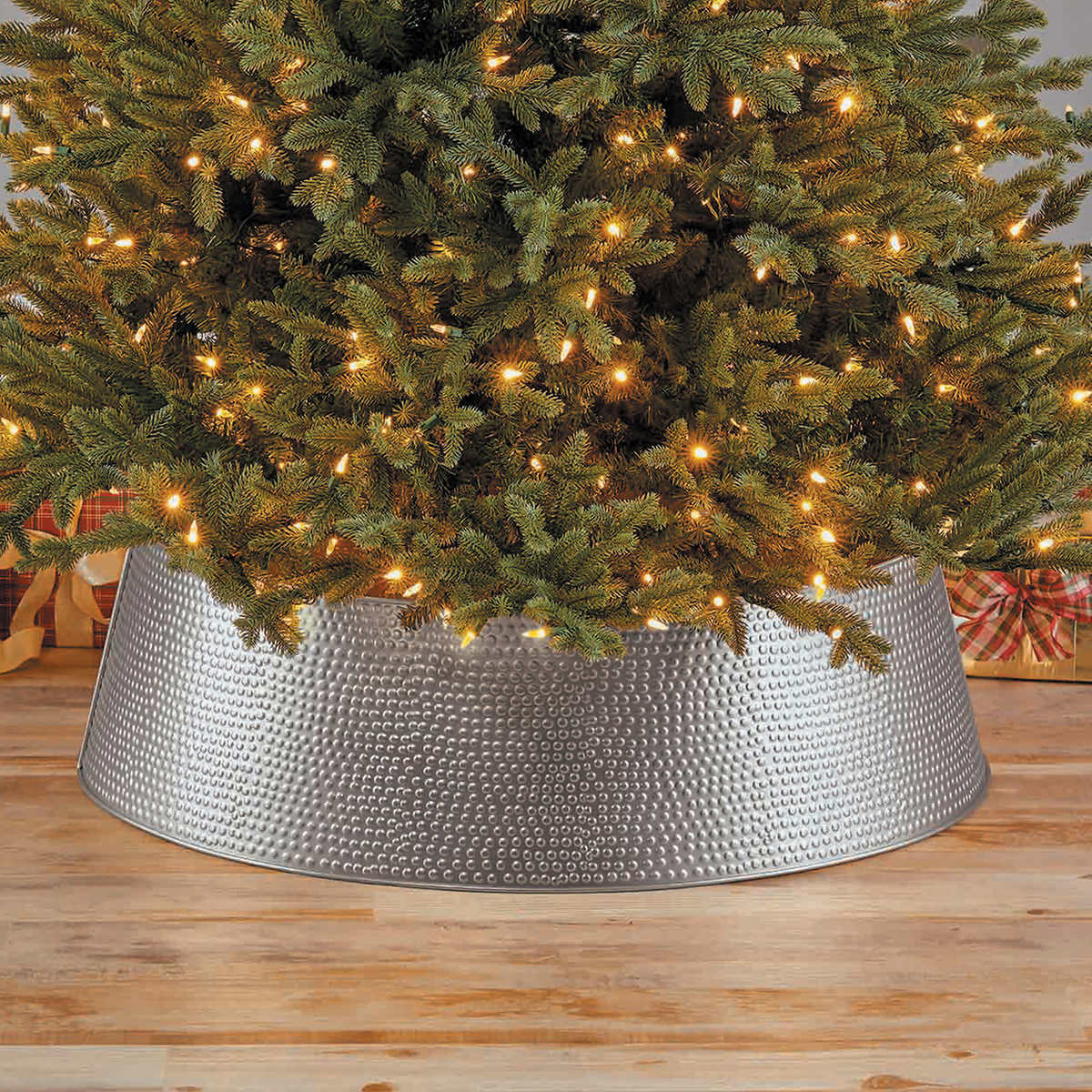 Metal Tree Collar, Silver