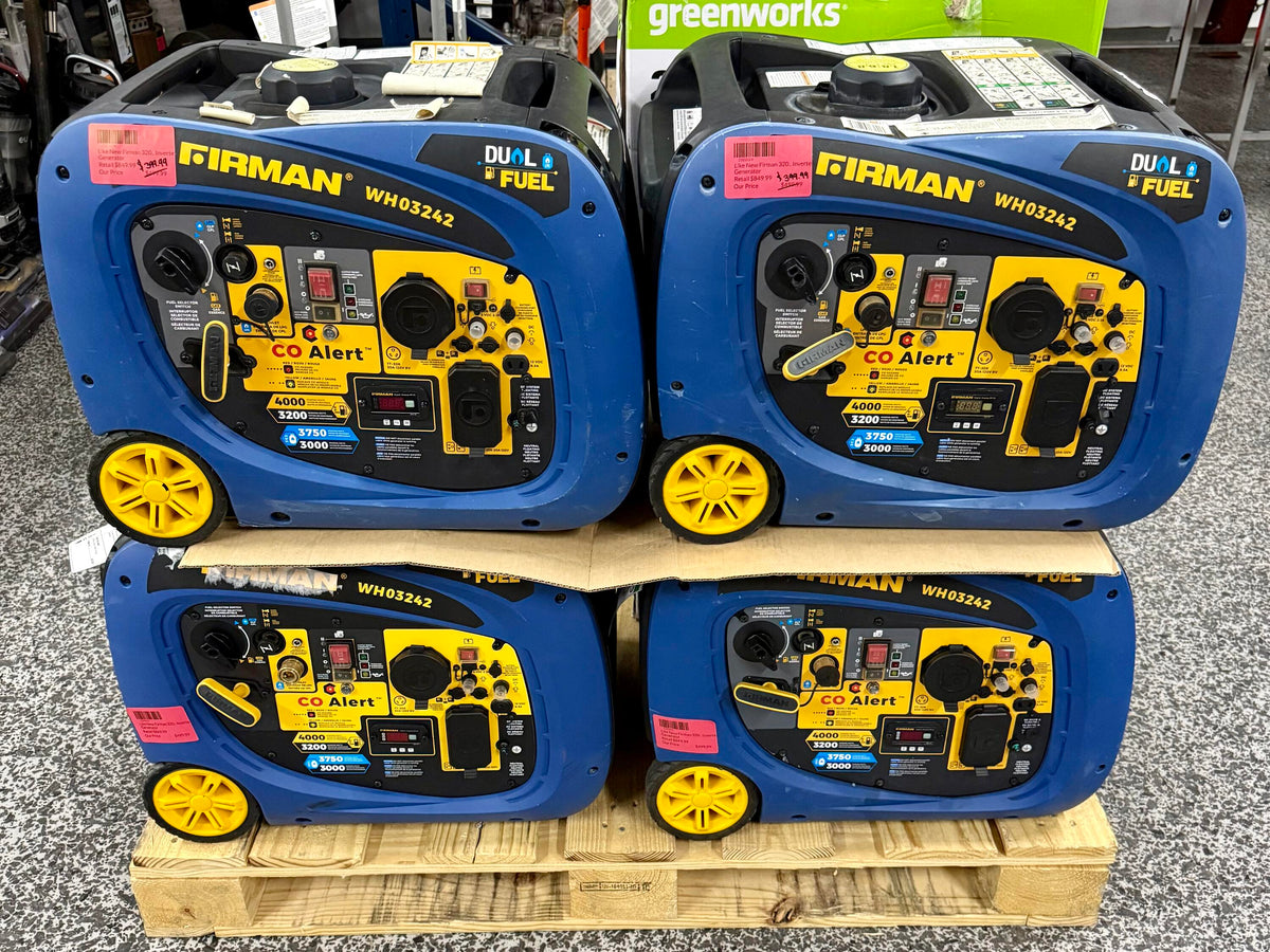 Firman 3200W Running / 4000W Peak Dual Fuel Inverter Generator