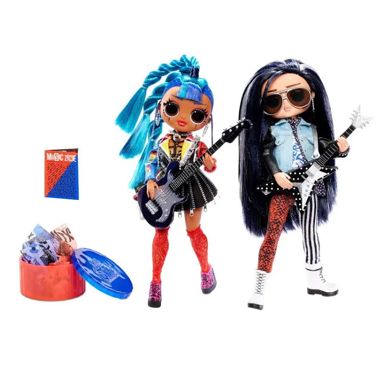 L.O.L. Surprise O.M.G. Remix Rocker Boi and Punk Grrrl 2 Pack