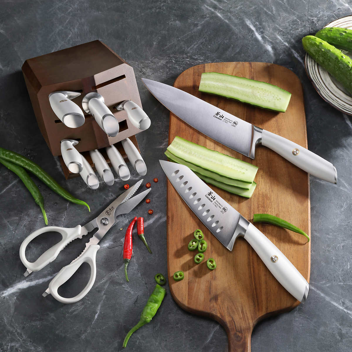 Cangshan L1 Series 12-piece German Steel Forged Knife Set