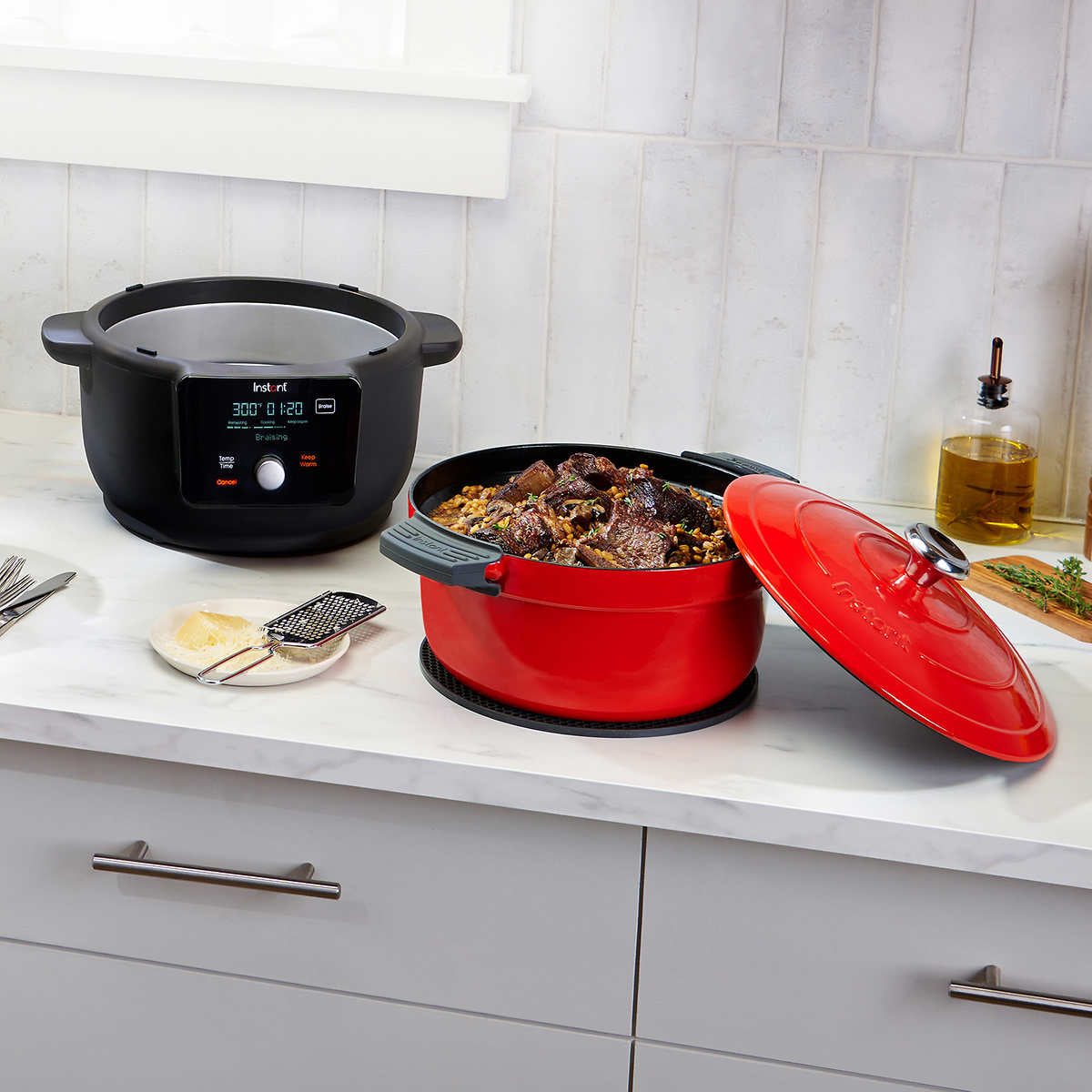 Instant Precision 6 Quart Cast Iron Dutch Oven