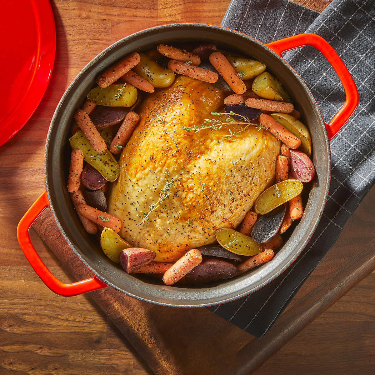 Instant Precision 6 Quart Cast Iron Dutch Oven