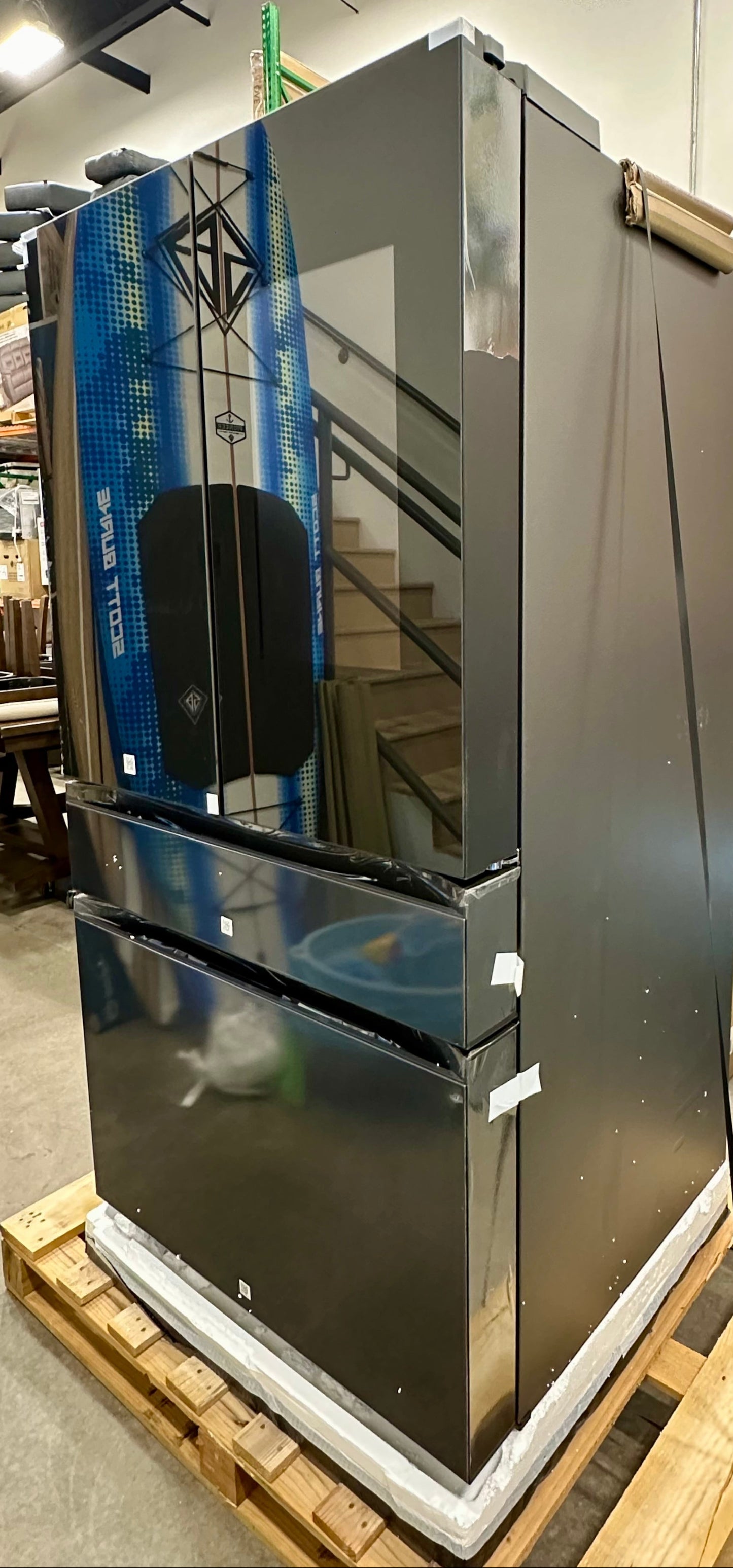 Samsung 29 cu. ft. Bespoke 4-Door French Door Refrigerator with Family Hub