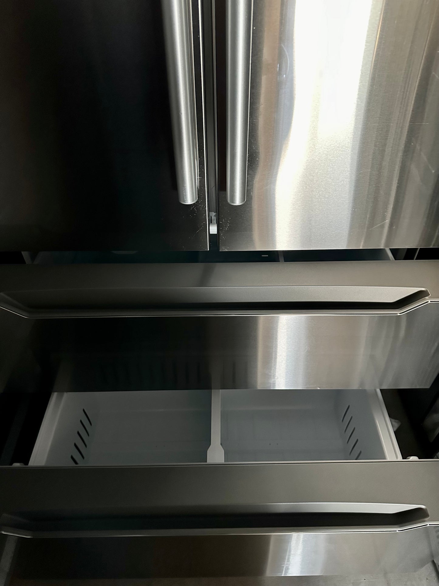 Midea 22.5 cu. ft. French 4-Door Refrigerator in Stainless Steel