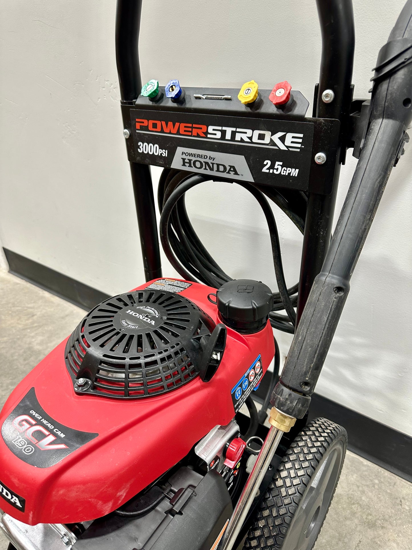 PowerStroke 3000 PSI Pressure Washer powered by Honda