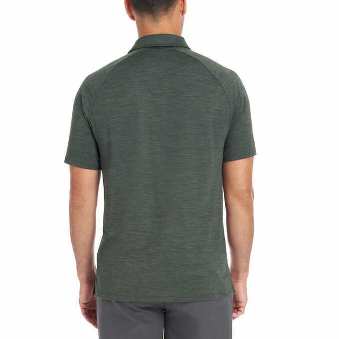 Hurley Mens 4 Way Stretch Moisture-Wicking Polo Shirt