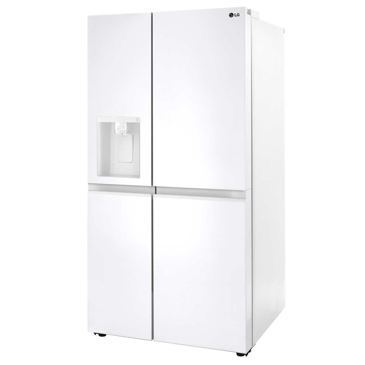 LG 27 cu.ft. Side by Side Refrigerator with Smooth Touch Ice Dispenser