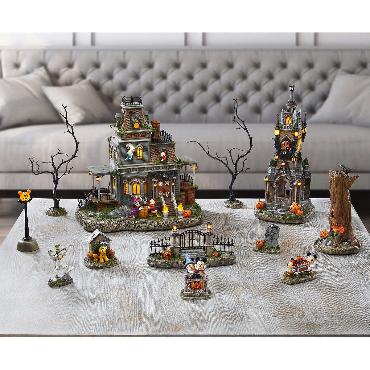 Disney Halloween Village Set, 12-piece