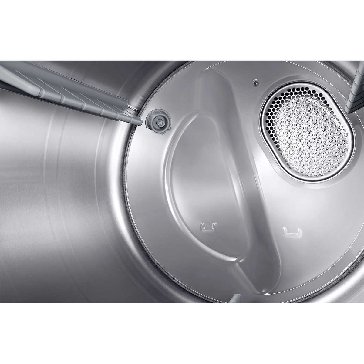 Samsung 5.4CuFt Active WaterJet Washer and 7.4CuFt GAS Dryer with Steam Sanitize+ Laundry Package